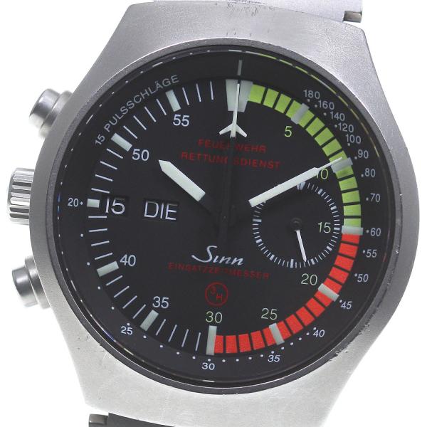 【Sinn】ジン クロノグラフ デイデイト 157.EZM-4 自動巻き メンズ_719618 Sinn（ジン） 【Sinn】ジン クロノグラフ デイデイト 157.EZM-4 自動