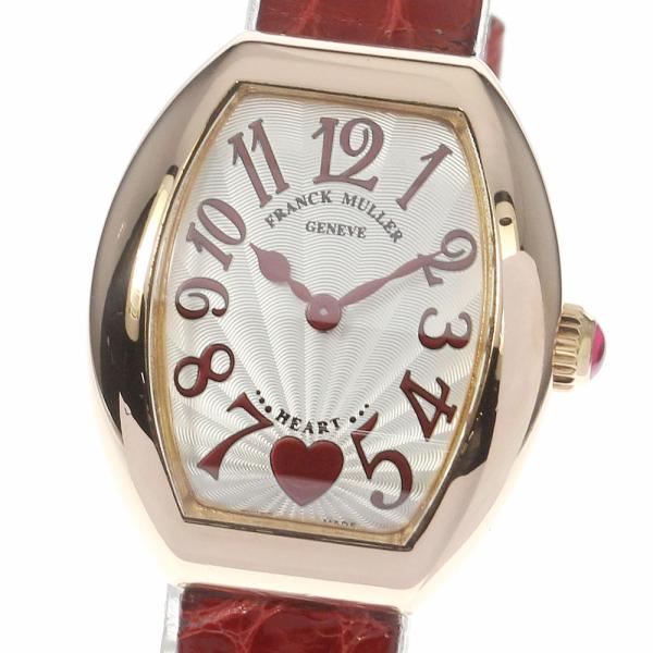 フランクミュラー FRANCK MULLER 5002SQZJA ハートトゥハート クォーツ レディース 美品 保証書付き_934885 FRANCK MULLER（フランクミュラー） ☆良品 ☆箱・保証書付き【FRANCK