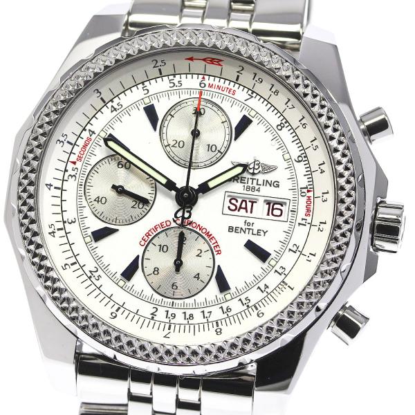 ブライトリング BREITLING ベントレーGT A13362 クロノグラフ 日本限定 メンズ 腕時計 デイデイト 自動巻き Bentley GT 90335863 closer0510_723236