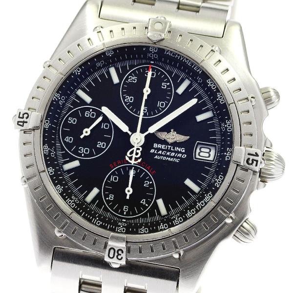 ブライトリング BREITLING クロノマット ブラックバード A13050.1 自動巻き 腕時計 (K1263) ブライトリング（BREITLING） ☆良品 ☆内箱付き【BREITLING