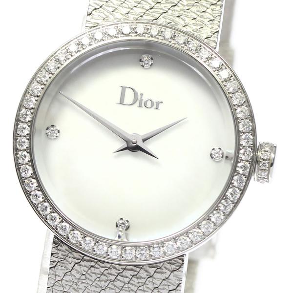 ディオール Dior CD047111M001 ラ ディ ドゥ サテン ダイヤベゼル
