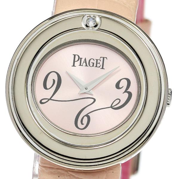 ピアジェ PIAGET P10275 ポセション K18WG 1Pダイヤ クォーツ レディース 保証書付き_765193【ev20】 closer0510_740489