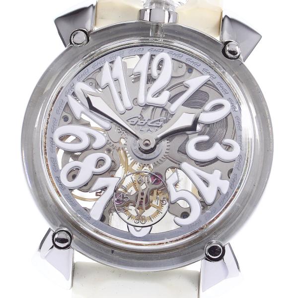 GaGa MILANO ガガミラノ マヌアーレ48 クリスタル 6091.04 レンタル商品【MM48】GaGaMILANO マヌアーレ48 クロノグラフ