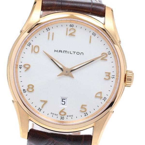 ハミルトン HAMILTON H38541513 ジャズマスター シンライン デイト クォーツ メンズ 未使用品 箱・保証書付き_743636 HAMILTON（ハミルトン） HAMILTON H38541513 ジャズマスター シン