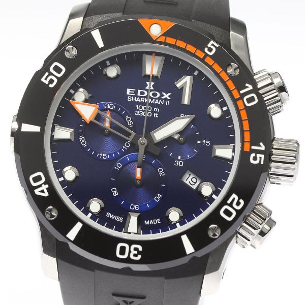 ジャンク品　EDOX(エドックス) シャークマン closer0510_749415