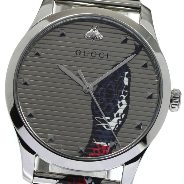 GUCCI グッチ 126.4/YA1264123 Gタイムレス キングスネーク