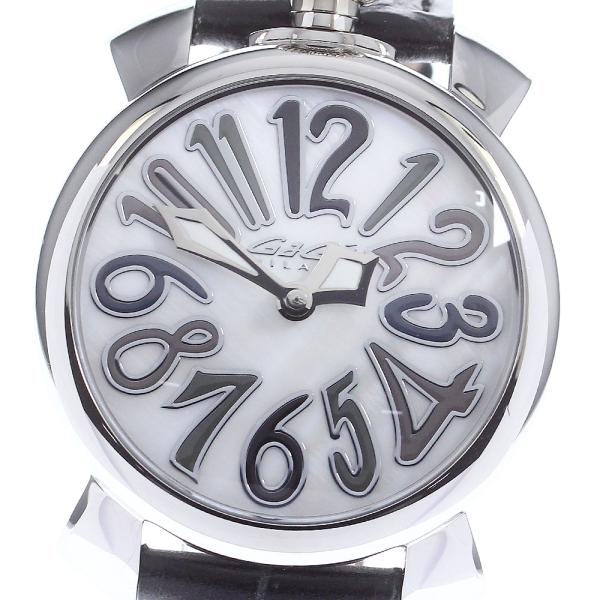 正規品 ガガミラノ マヌアーレ 40 5020クォーツ closer0510_749482