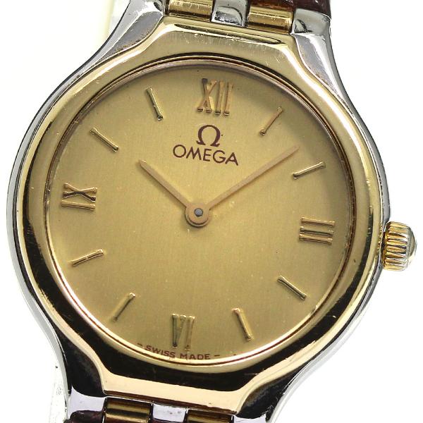 OMEGA（オメガ） デビル YGベゼル クォーツ レディース _749952