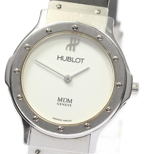 HUBLOT ウブロ 1280.1 MDM クラシック ミニ クォーツ レディース  