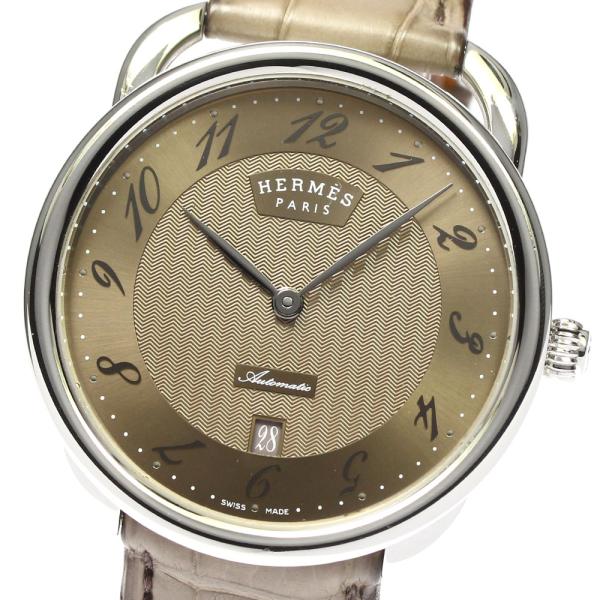 HERMES（エルメス） HERMES AR8.61aq アルソー デイト 自動巻き メンズ