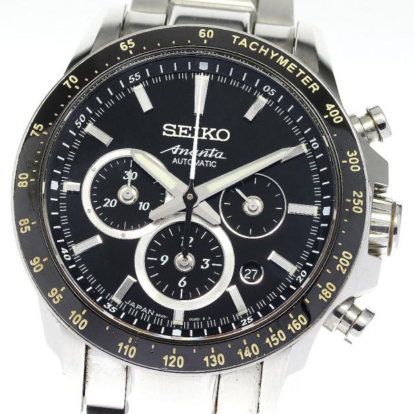 SEIKO 腕時計 8R28-00L0 クロノ オートマ 自動巻き 裏スケ SEIKO 腕時計 8R28-00L0 クロノ オートマ 自動巻き 裏スケ