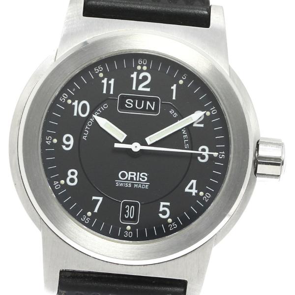 【稼働・注意点あり】ORIS オリス 7500 ビッグクラウン 自動巻 腕時計 ORIS オリス 7500 ビッグクラウン BC3 デイデイト 自動巻き