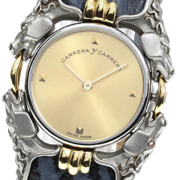Carrera yCarrera カレライカレラカバロス クォーツ レディース カレライカレラ Carrera y 115 カバロス クォーツ レディース 良品
