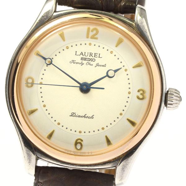 SEIKO セイコー ローレル 4S24-0030 18KT SV925 腕時計 closer0510_760149