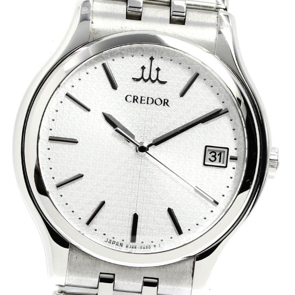 【極美品】セイコー クレドール シグノ ラウンド メンズ 腕時計 SEIKO（セイコー） SEIKO GCAZ055/8J86-7A00 クレドール シグノ デイト