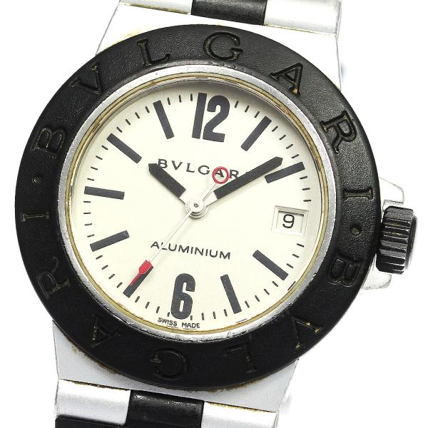 ブルガリ アルミニウム AL29 レディース BVLGARI ブルガリ アルミニウム AL29A AL/ラバー 女性用クオーツ