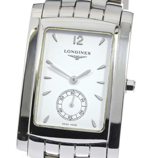 LONGINES L5.655.4 ステンレススチール 時計　ロンジン L-2420| ロンジン ドルチェヴィータ Ref.L5.655.4 ブラック 薄型