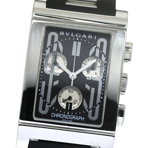 ブルガリ レッダンゴロ RTC49S 新品ベルト 新品電池 メンズ 腕時計604 ブルガリ レッダンゴロ RTC49S 新品ベルト 新品電池 メンズ