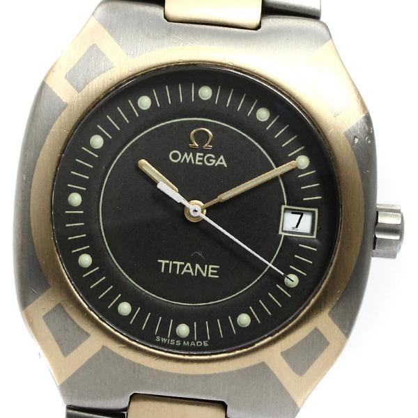 OMEGA オメガ シーマスター チタン ポラリス デイト OMEGA（オメガ） シーマスター ポラリス チタン/YG デイト クォーツ