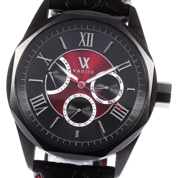 【極美品】VARTIX PR02B ALIVE 自動巻き メンズ 腕時計 ヴァティックス VARTIX PR02B ALIVE デイデイト パワーリザーブ 自動