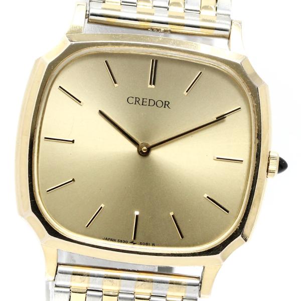 ソ*ラ様 CREDOR クレドール 5930-5081 クォーツ 1339 closer0510_767438