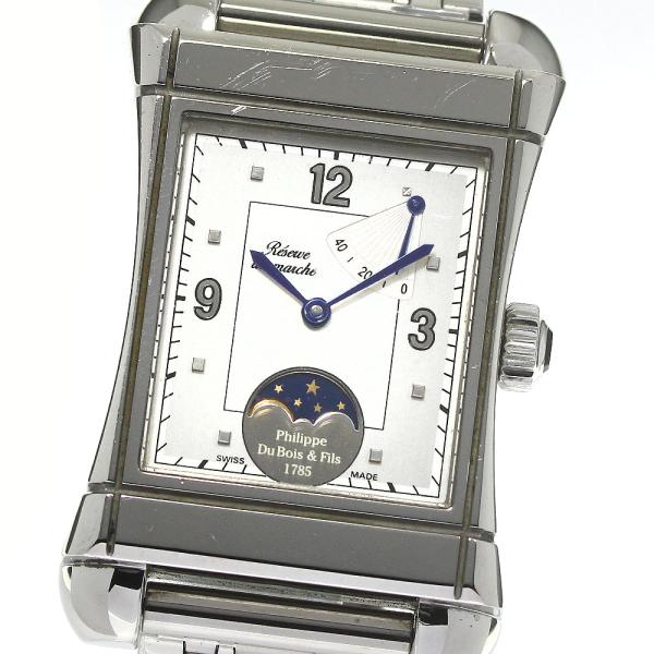 フィリップ・デュボワ Philippe Du Bois &amp;Fils リバーストノー 限定799本 ムーンフェイズ 手巻き メンズ _768384