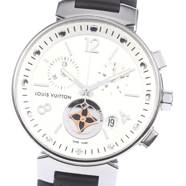 ルイ・ヴィトン LOUIS VUITTON Q8G00 タンブール ムーンスター デイト  