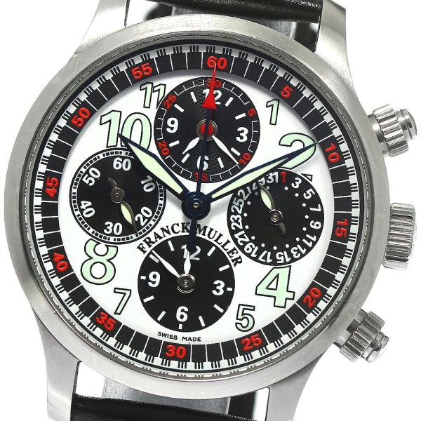 フランクミュラー FRANCK MULLER トランスアメリカCCMB マスターバンカー クロノグラフ 自動巻き メンズ _769645 closer0510_769645