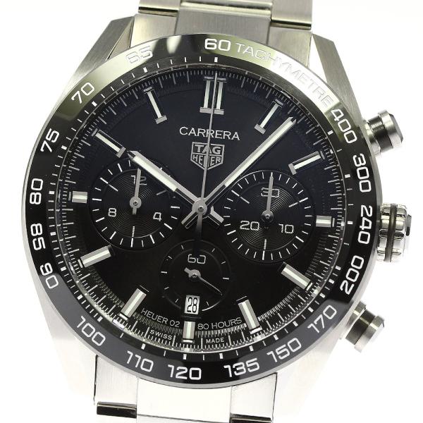 タグホイヤー TAG HEUER CBN2A1B.BA0643 カレラ キャリバー ホイヤー02 スポーツクロノグラフ 自動巻き メンズ 美品 箱・保証書付き_770159【ev10】 TAG HEUER（タグ・ホイヤー） TAG HEUER CBN2A1B.BA0643 カレラ