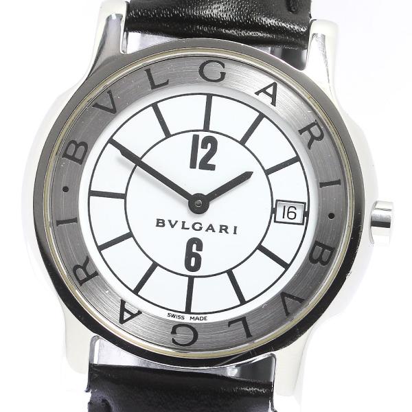 BVLGARI ブルガリ ST35S ソロテンポ デイト クォーツ メンズ 良品