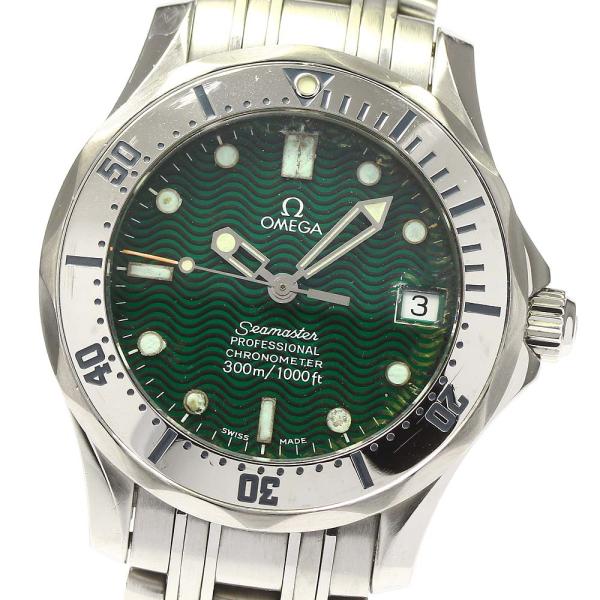 ベルト訳あり オメガ OMEGA 2553.41 シーマスター300 ジャックマイヨール1996 自動巻き ボーイズ _790610【ev10】 closer0510_770695