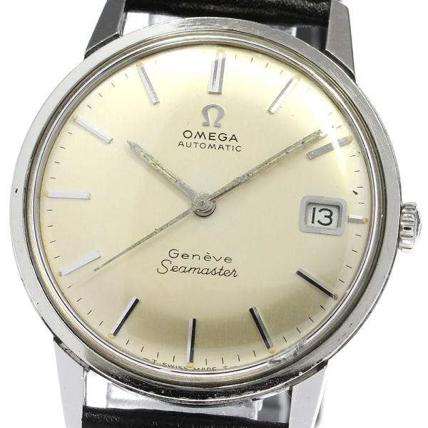 OMEGA Geneve オメガ ジュネーブ Seamaster シーマスター オメガ シーマスター ジュネーブ オートマチック シルバー文字盤