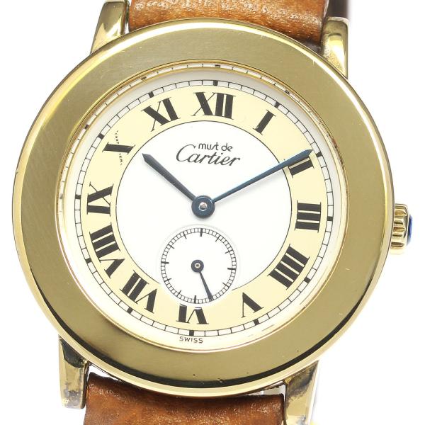 わい_2nd 品 【可動保証書付】カルティエ マストロンド 新品)CARTIER カルティエ ロンド マスト ドゥ カルティエ 40mm