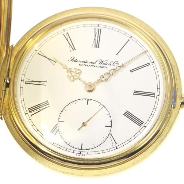 IWC SCHAFFHAUSEN 懐中時計 K18YG Cal.9820 手巻き メンズ