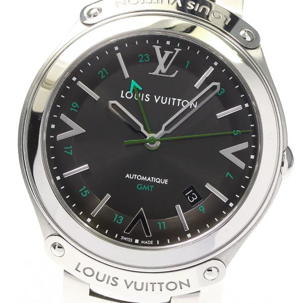 LOUIS VUITTON Q6D30フィフティーファイブ GMTデイト自動巻き LOUIS VUITTON ルイ・ヴィトン Q6D30 フィフティーファイブ GMT