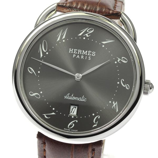 エルメス HERMES AR4.810 アルソー デイト 自動巻き メンズ 良品  