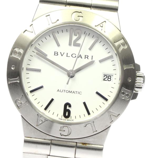 ブルガリ BVLGARI LCV35S ディアゴノ デイト 自動巻き メンズ 良品 内箱付き_781...