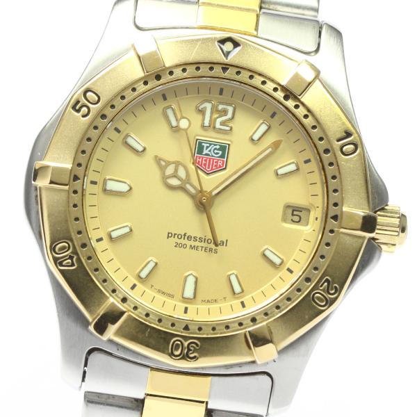稼働　TAGHEUER プロフェッショナル　デイト　WK1121-0 クオーツ TAG HEUER タグホイヤー WK1121 プロフェッショナル200m デイト