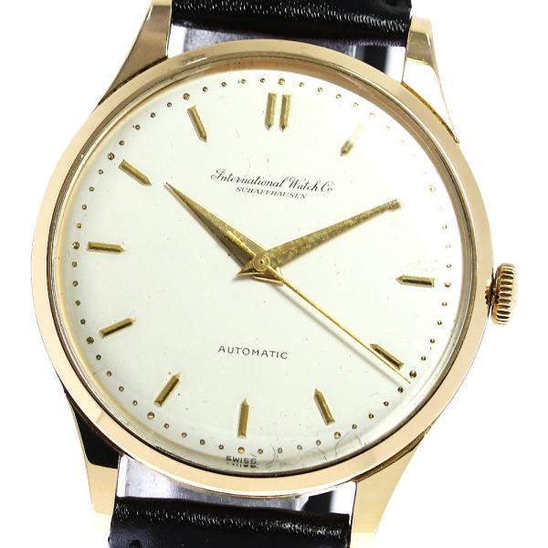 鑑定済 正規品 IWC シャウハウゼン K18? オールドインター 自動巻き closer0510_783166