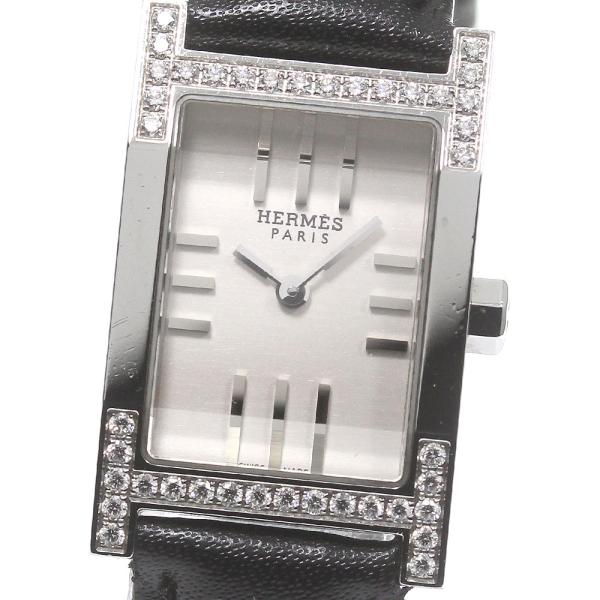 HERMES エルメス TA1.230 タンデム ダイヤベゼル クォーツ HERMES エルメス TA1.230 タンデム ダイヤベゼル クォーツ
