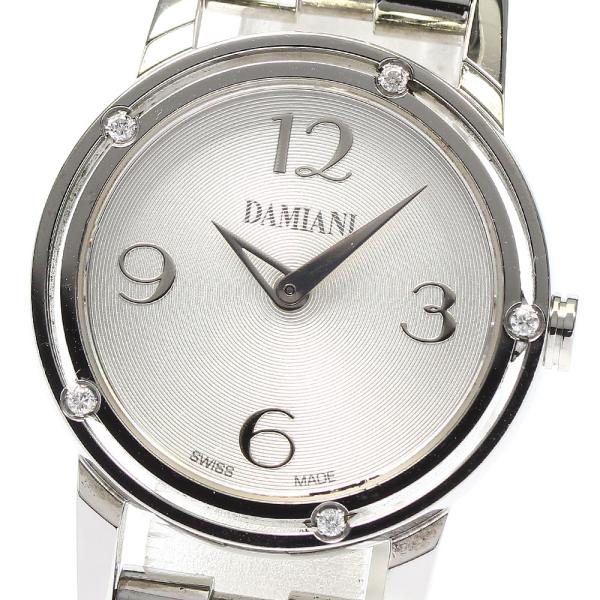 Damiani ダミアーニ　Dサイド　5P ダイヤ　レディース　クォーツ　腕時計 DAMIANI ダミアーニ Damiani DS006ACAJ Dサイド 5Pダイヤ クォーツ