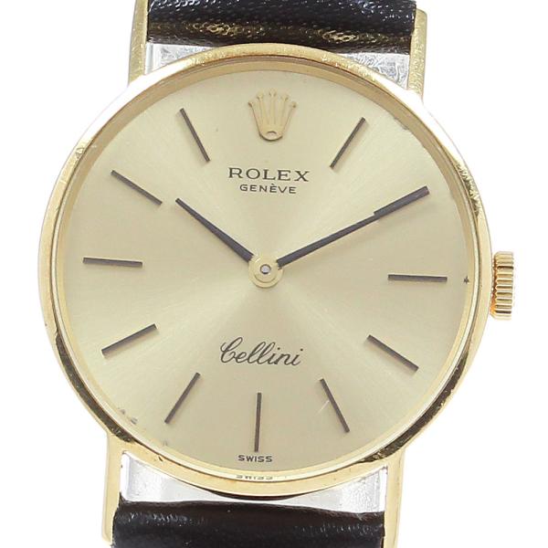 rolex 3810 cellini cal.1600 社外リューズ k18 ロレックス チェリーニ
