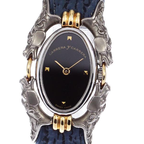 Carrera y Carrera カレライカレラ カバロス 腕時計 カレライカレラ カバロス クォーツ 102 シャンパン/ダイヤモンド