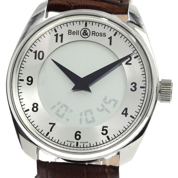 【美品・稼働品】ベル&ロス Bell&Ross フュージョン デジアナ 100S ベル&ロス Bell＆Ross 100S フュージョン デジアナ クォーツ メンズ