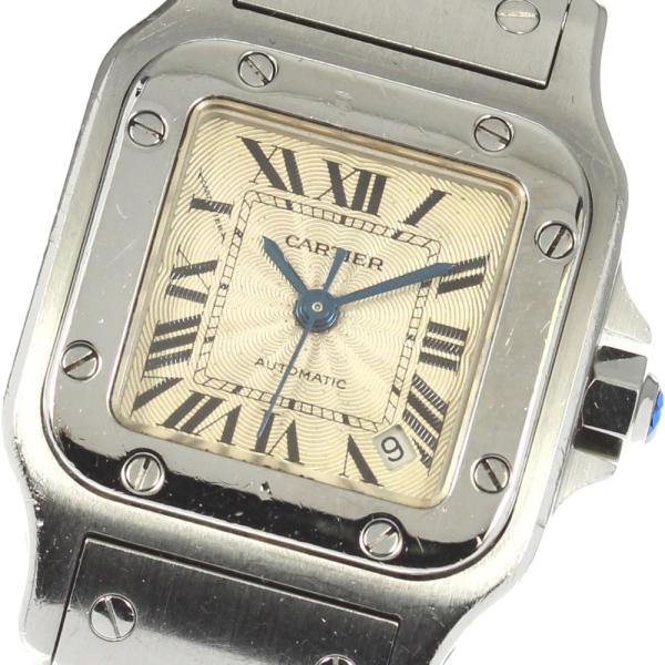 Cartier カルティエ CARTIER W20054D6 サントスガルベ SM デイト 自動