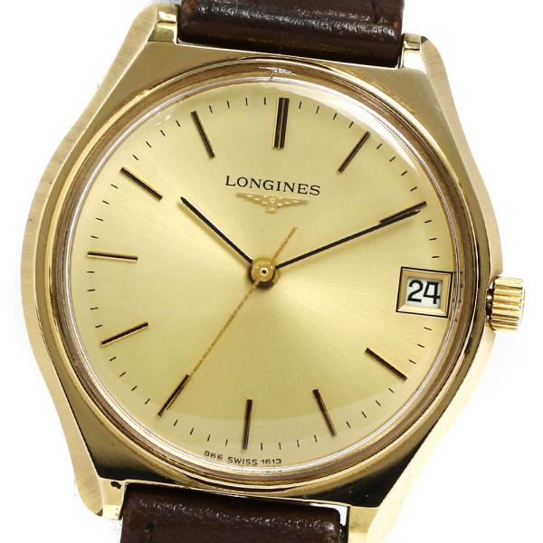 LONGINES 手巻き時計 ゴールド ロンジン LONGINES ロンジン ヴィンテージ Cal.6952 デイト 手巻き メンズ