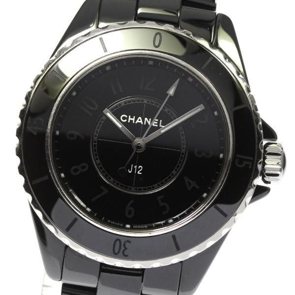 訳あり シャネル CHANEL H6346 J12 ファントム クォーツ レディース 保証書付き_912820 CHANEL（シャネル） 訳あり CHANEL H6346 J12 ファントム クォーツ