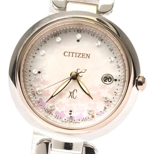 CITIZEN クロスシー H058-T019285 ダイヤ付き 限定品 美品