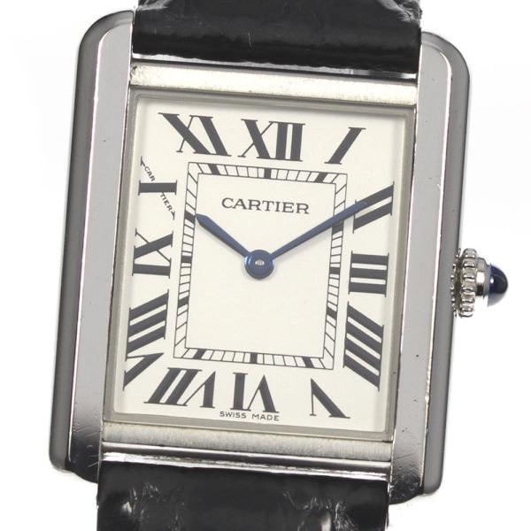 カルティエ CARTIER W5200005 タンクソロ SM クォーツ レディース  