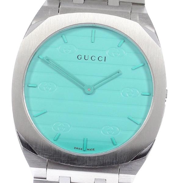 プ*ル様 新品未使用 GUCCI 腕時計 クォーツ GUCCI（グッチ） GUCCI 163.4/YA163409 クォーツ メンズ 美品 _804927